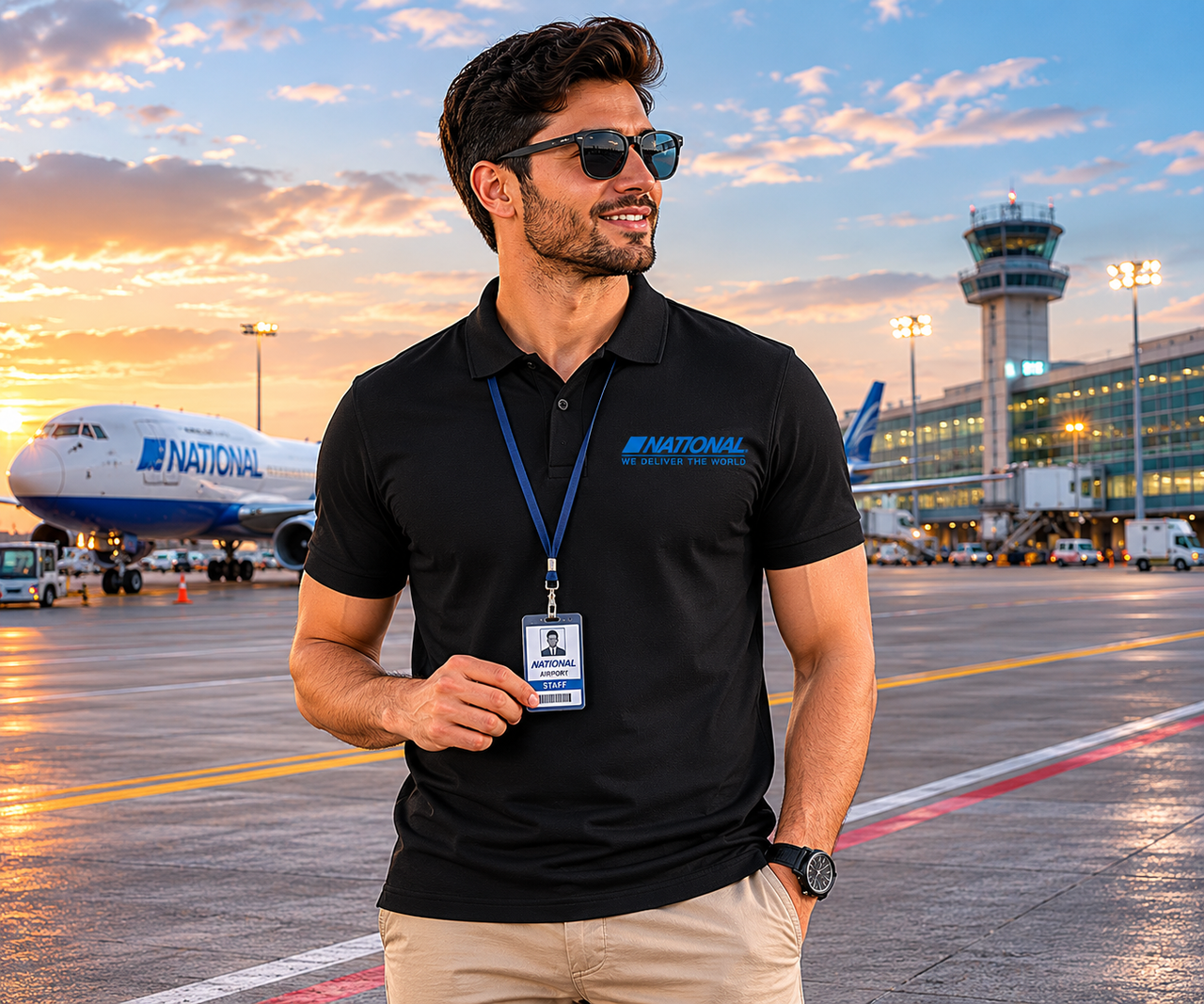 NATIONAL AIRLINES POLO T-SHIRT