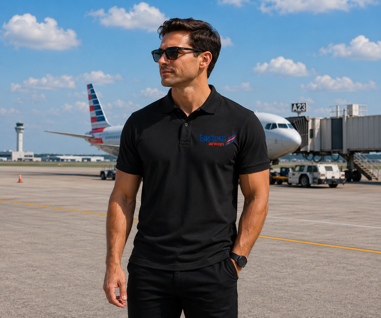 EASTERN AIRLINES POLO T-SHIRT