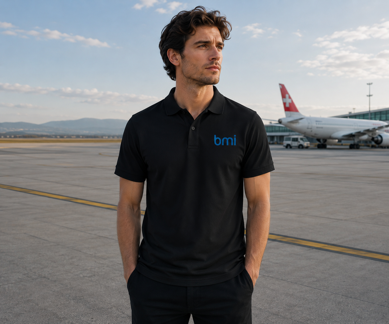 BMI AIRLINES POLO T-SHIRT