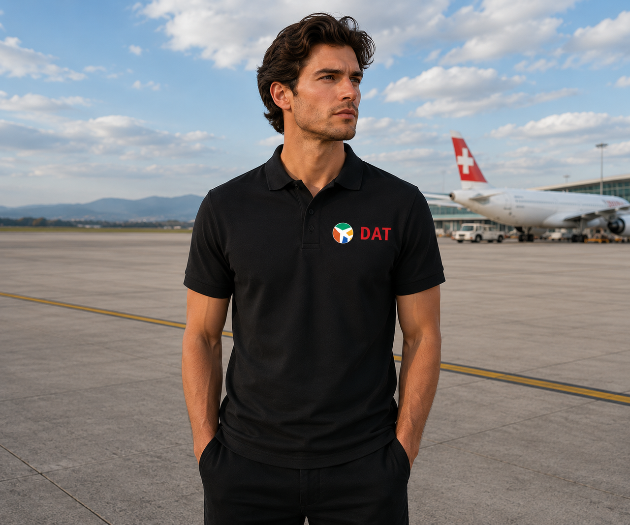 DAT AIRLINES POLO T-SHIRT