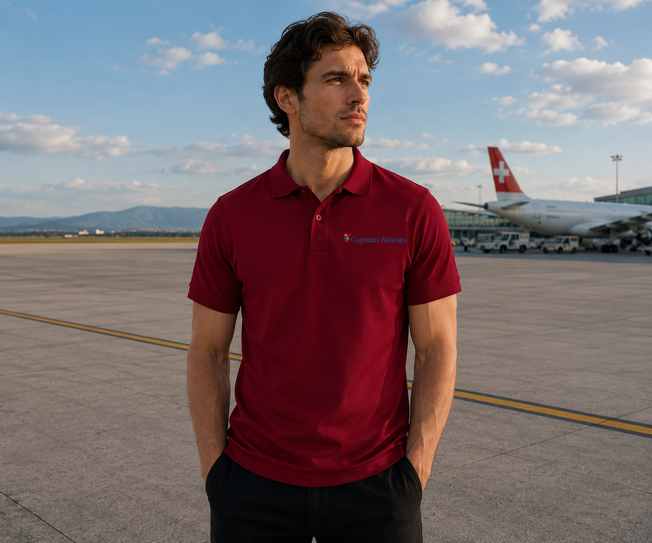 CAYMAN AIRLINES POLO T-SHIRT