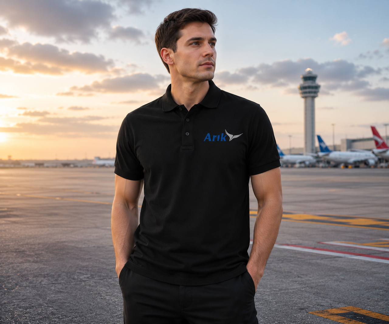 ARIK AIRLINES POLO T-SHIRT