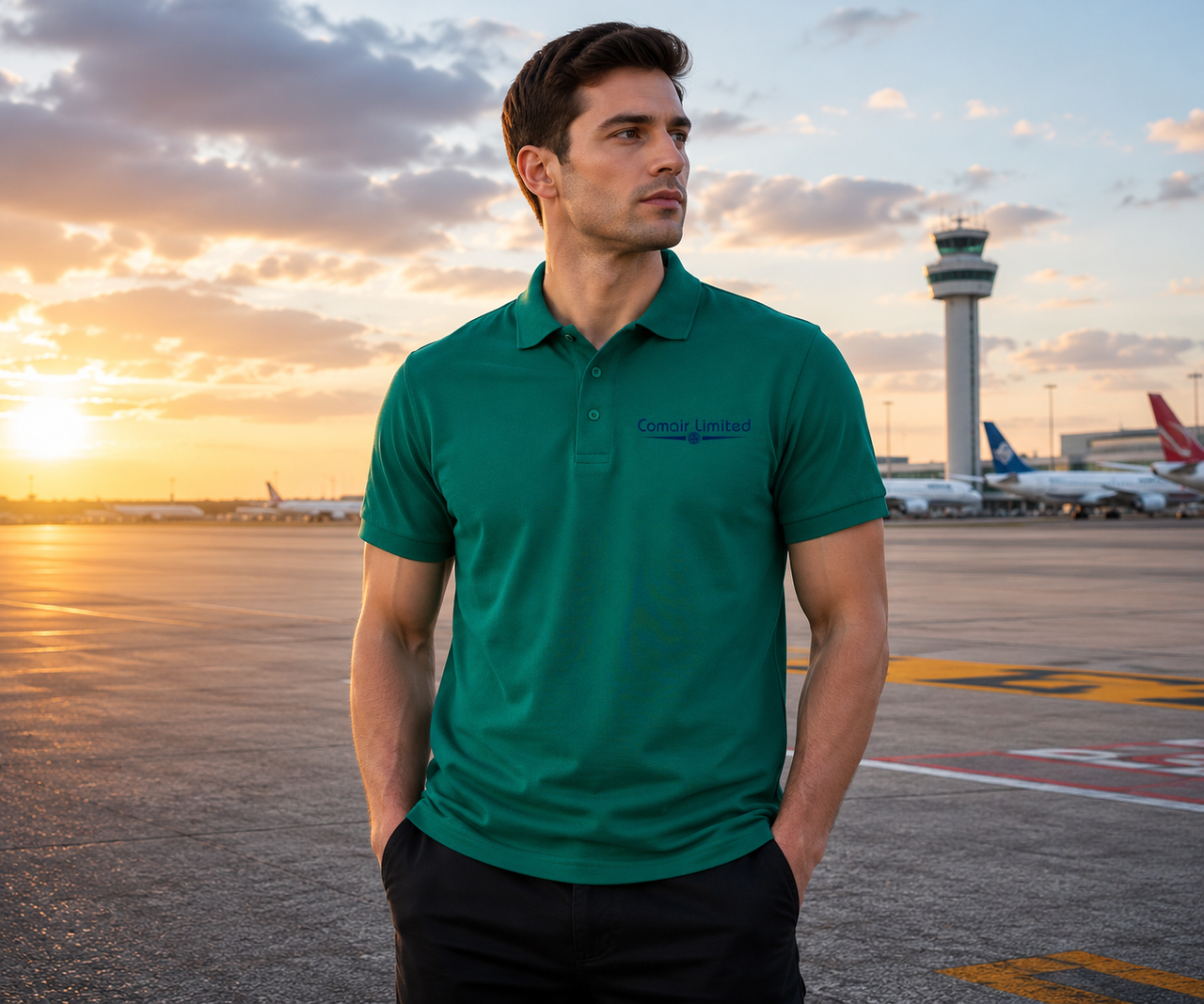 COMAIR LIMITED AIRLINES POLO T-SHIRT