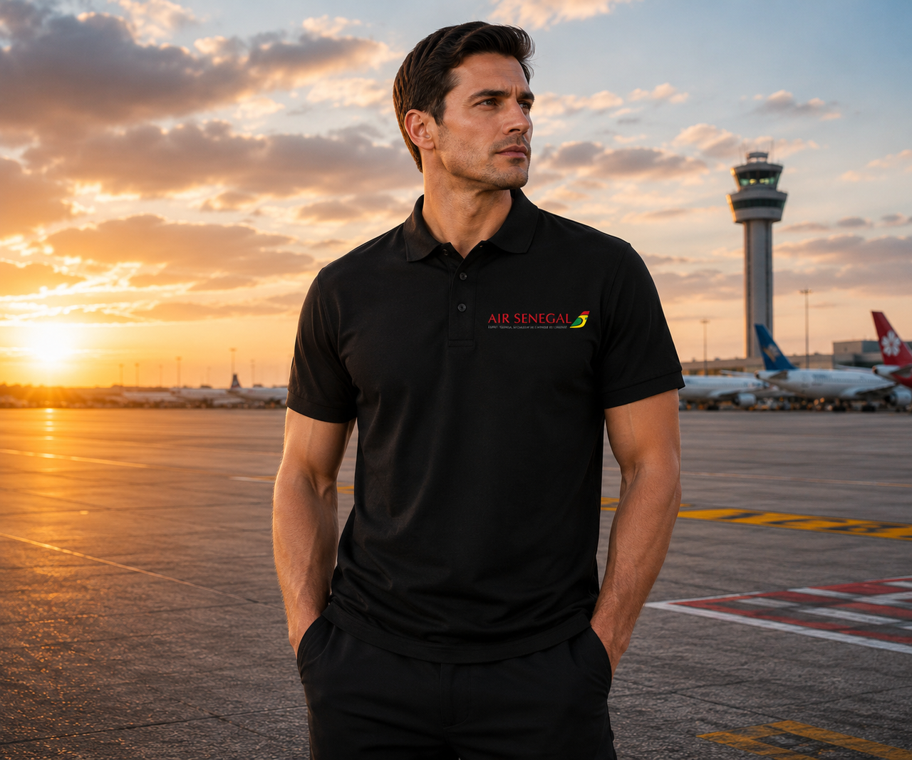 SENEGAL AIRLINES POLO T-SHIRT