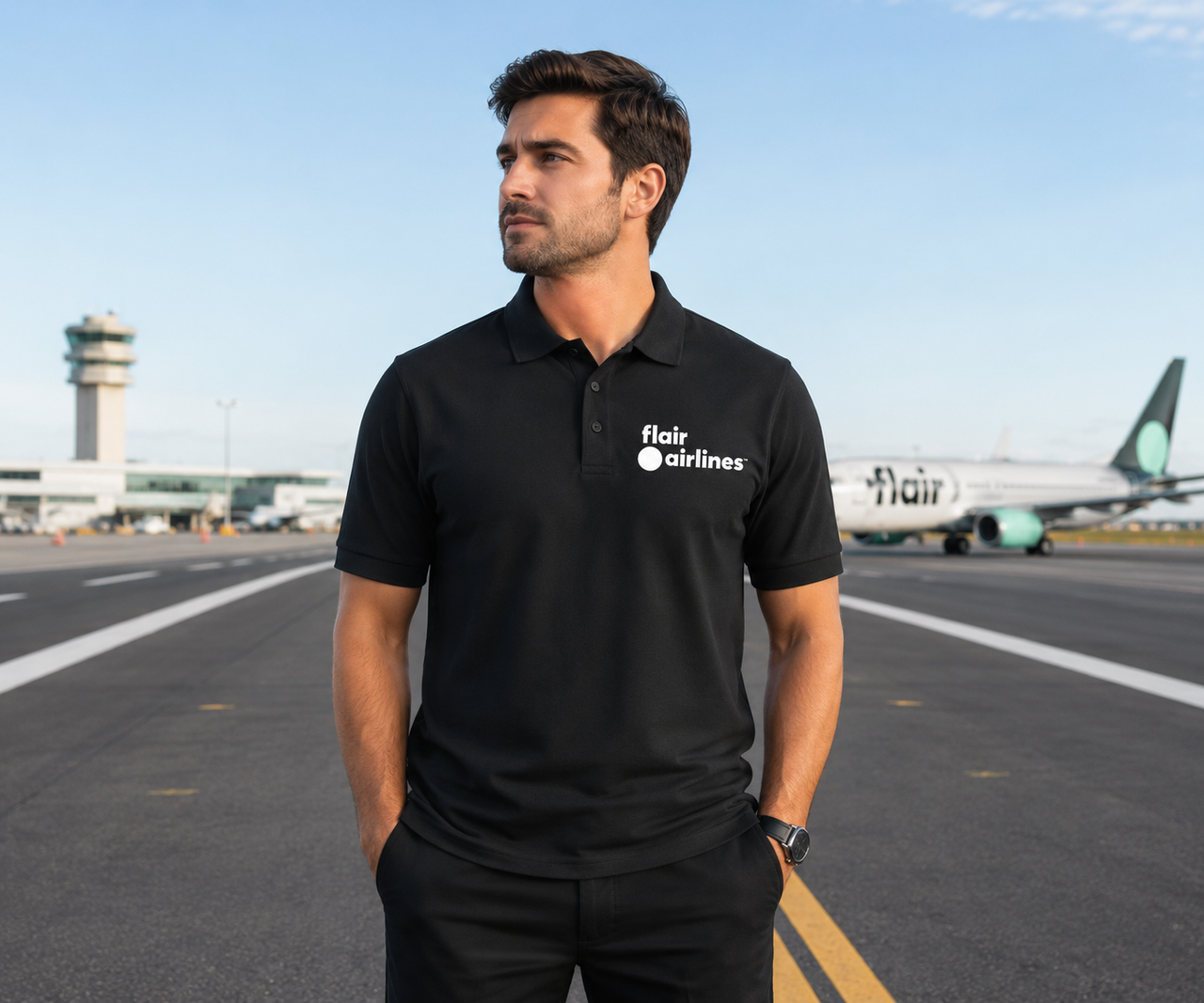 FLAIR AIRLINES POLO T-SHIRT