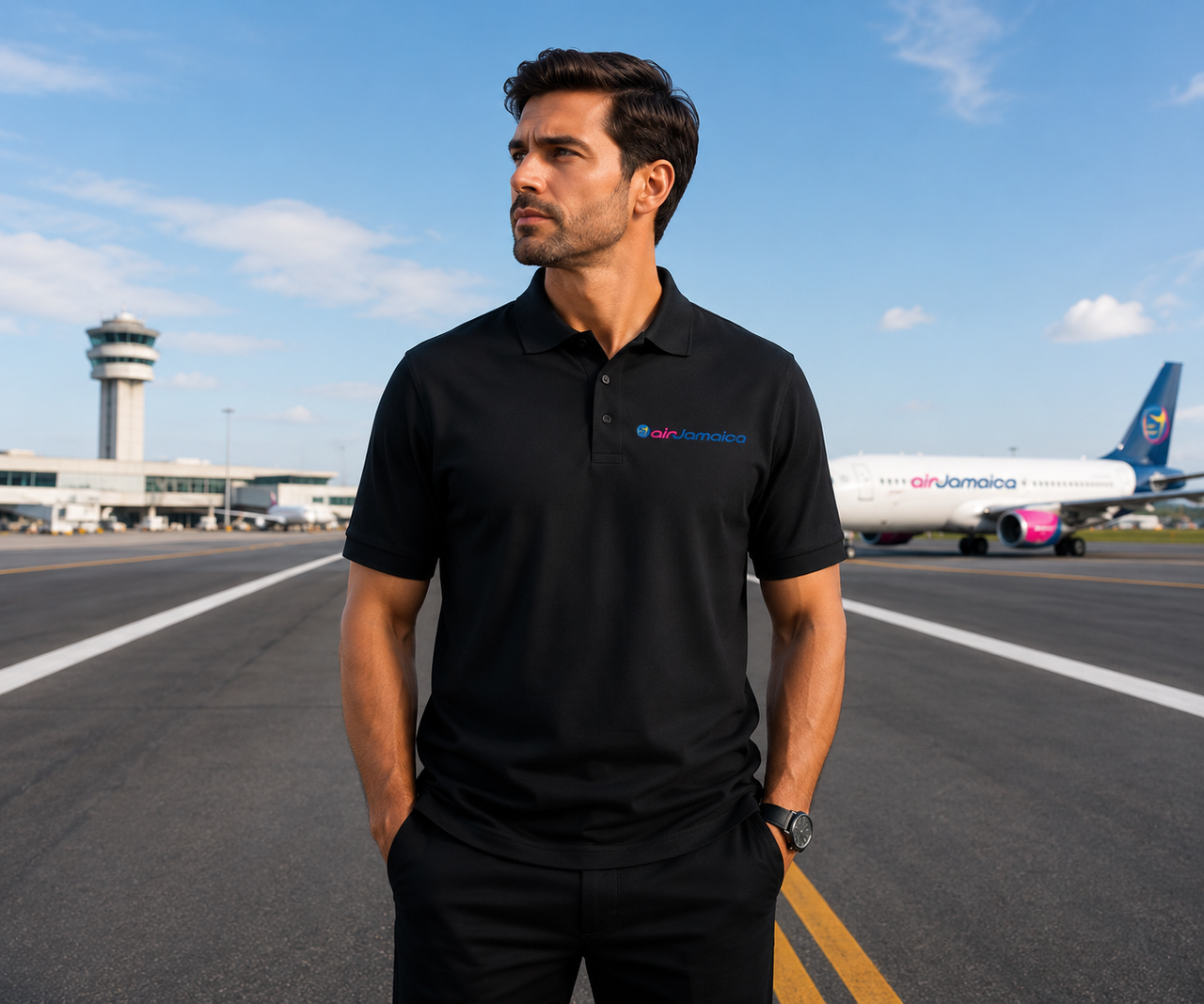 JAMAICA AIRLINES POLO T-SHIRT
