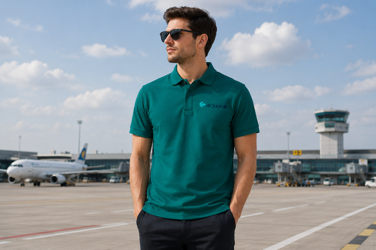 COLOMITI AIRLINES POLO T-SHIRT 1