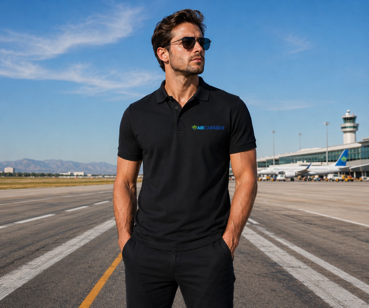 CARAIBES AIRLINES POLO T-SHIRT