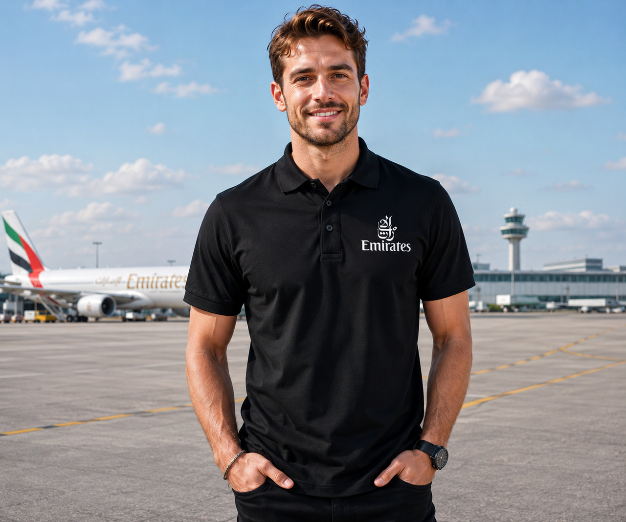 EMIRATES AIRLINES POLO T-SHIRT