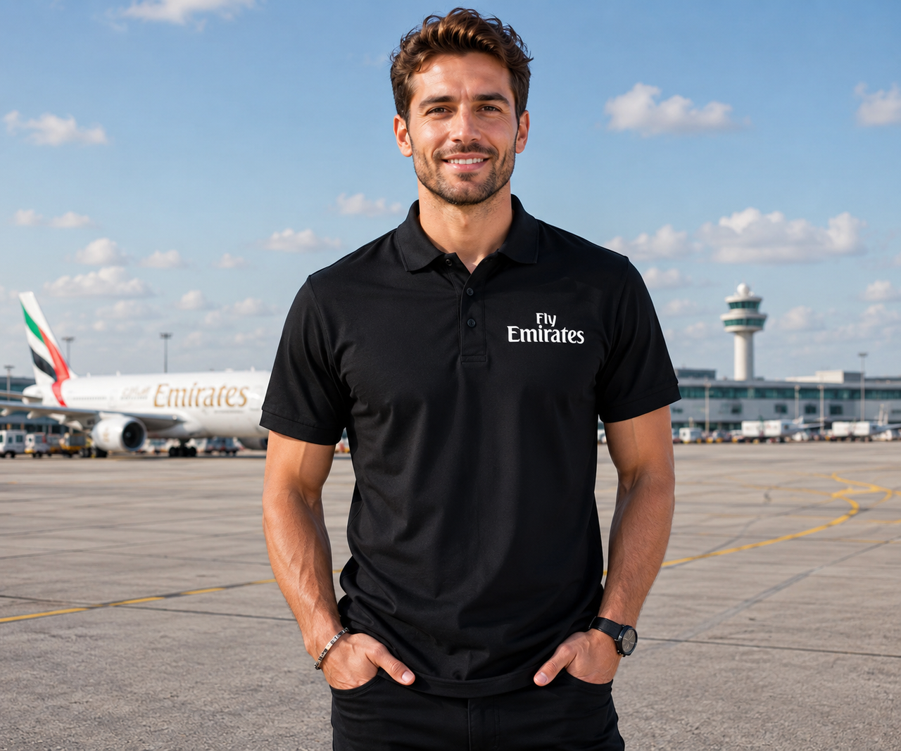 EMIRATES AIRLINES POLO T-SHIRT