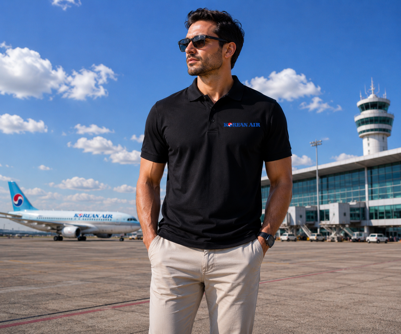 KOREAN AIRLINES POLO T-SHIRT