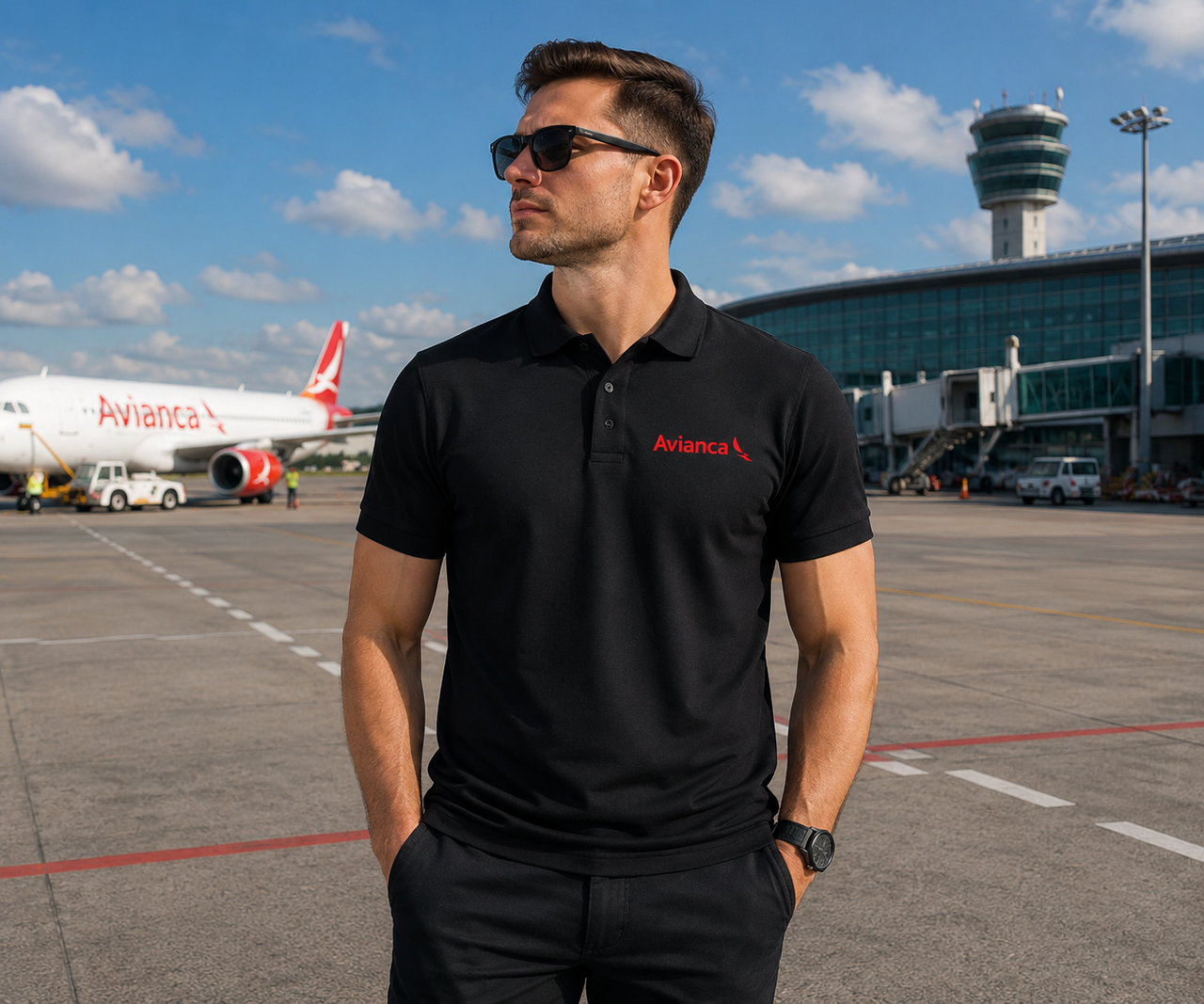 AVIANCA AIRLINES POLO T-SHIRT