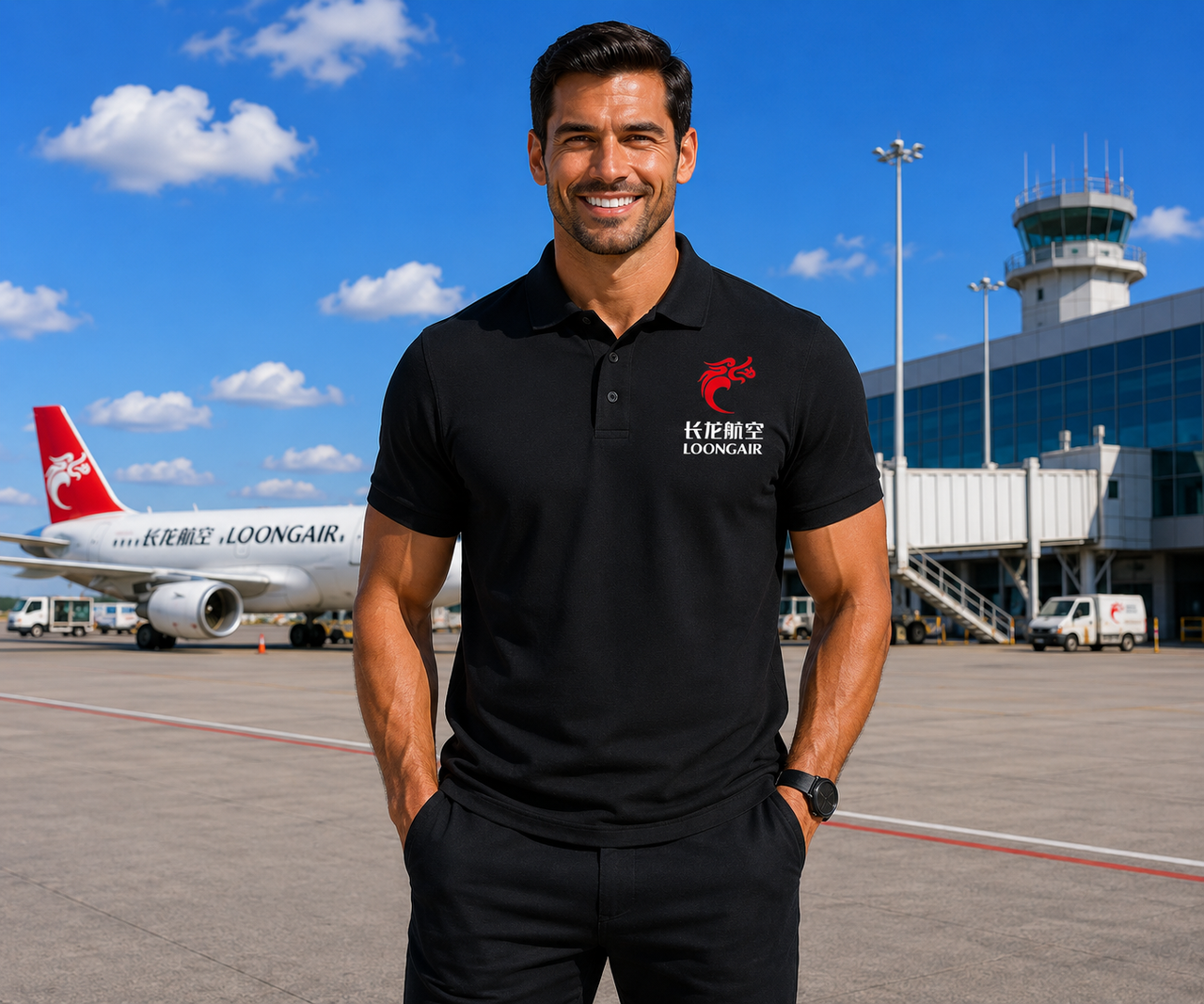 CHINA AIRLINES POLO T-SHIRT