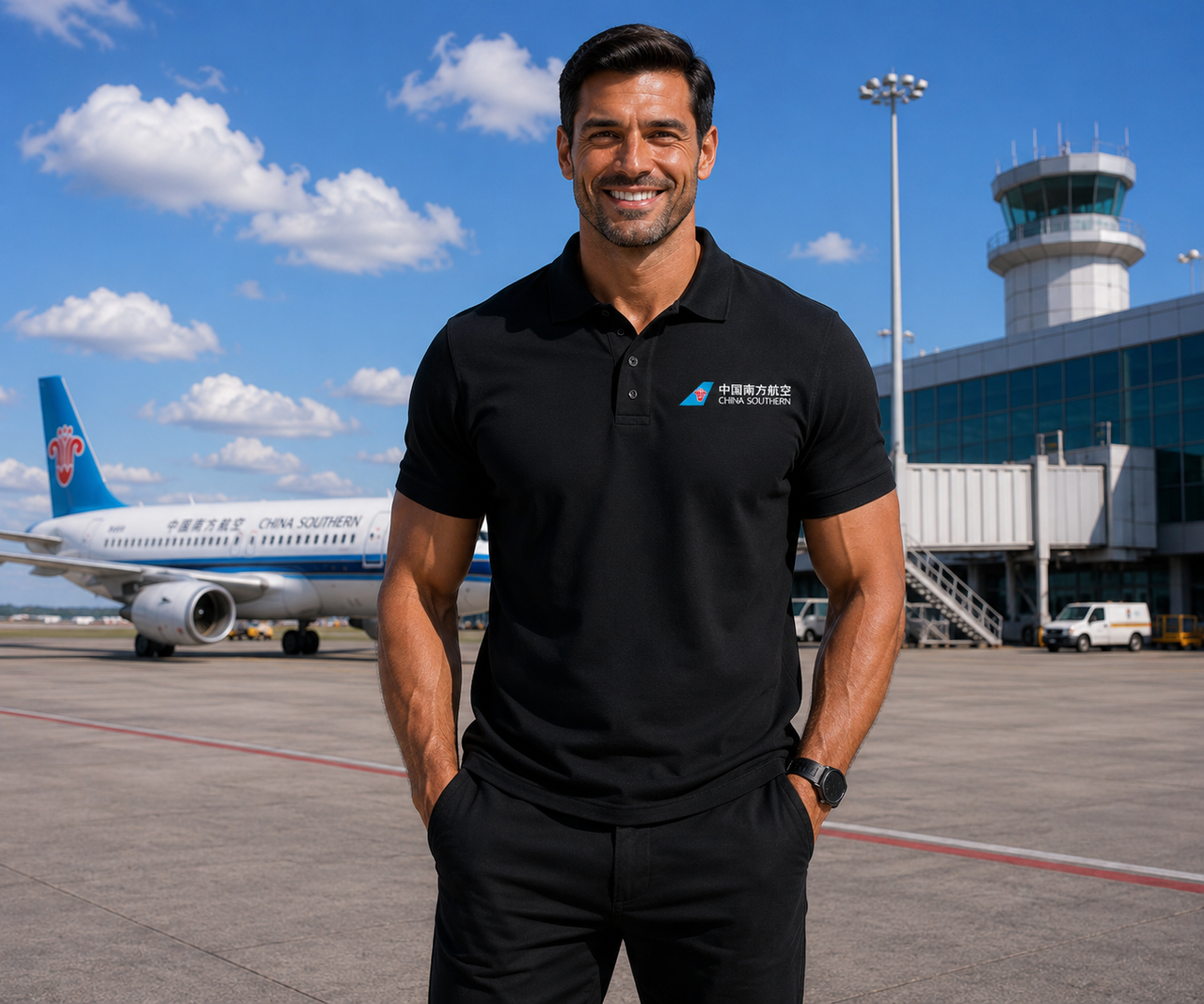 CHINA AIRLINES POLO T-SHIRT