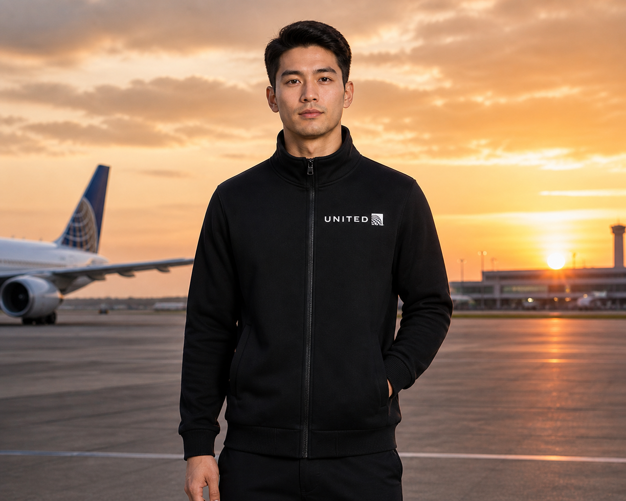 UNITED AIRLINES WESTCOOL JACKET (ASIAN SIZE)