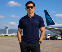 Thumbnail for HERMES AIRLINES POLO T-SHIRT