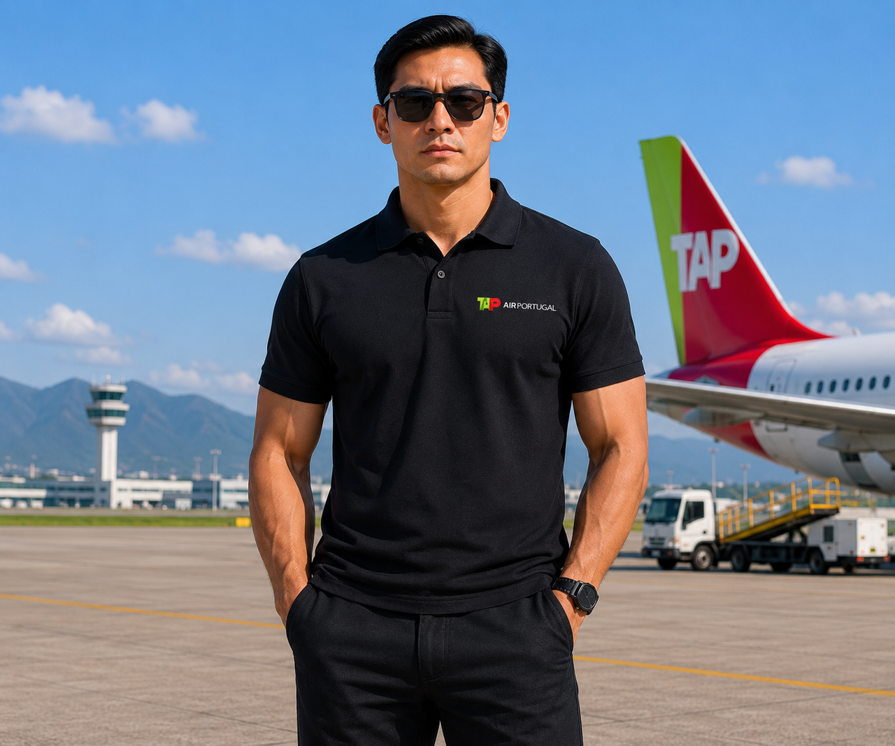 PORTUGAL AIRLINES POLO T-SHIRT