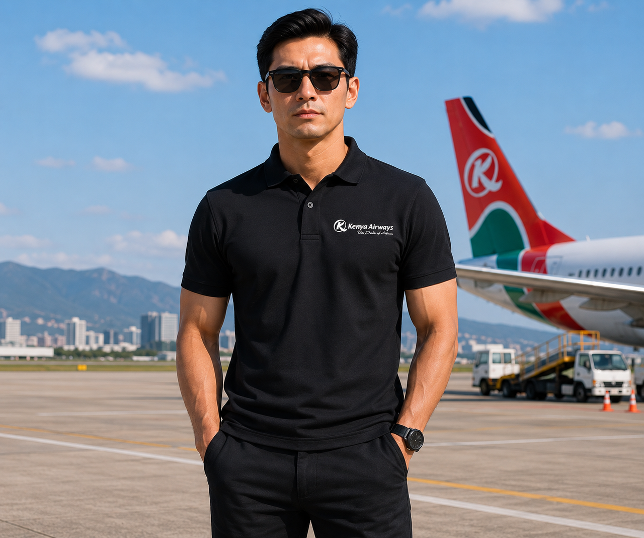 KENYA AIRLINES POLO T-SHIRT