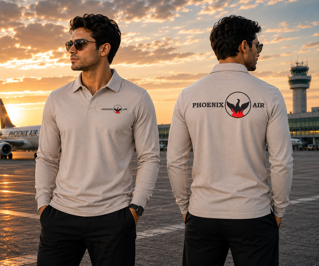 PHOENIX AIR LONG SLEEVE  POLO