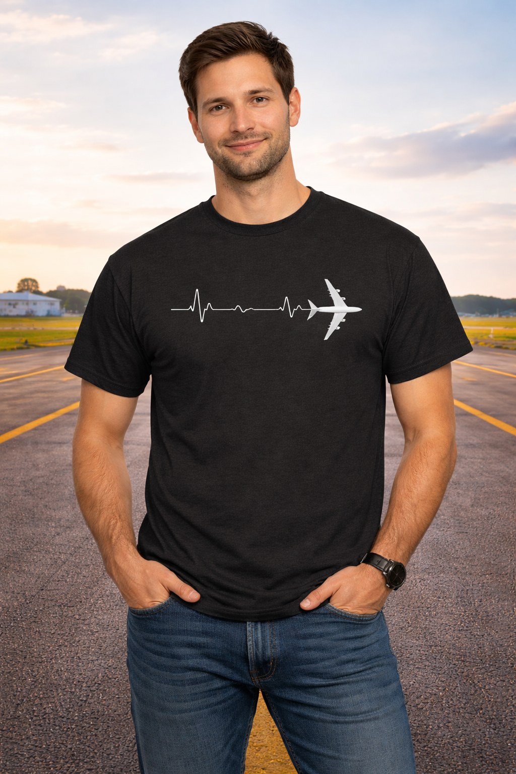AVIATION HEARTBEAT T-SHIRT