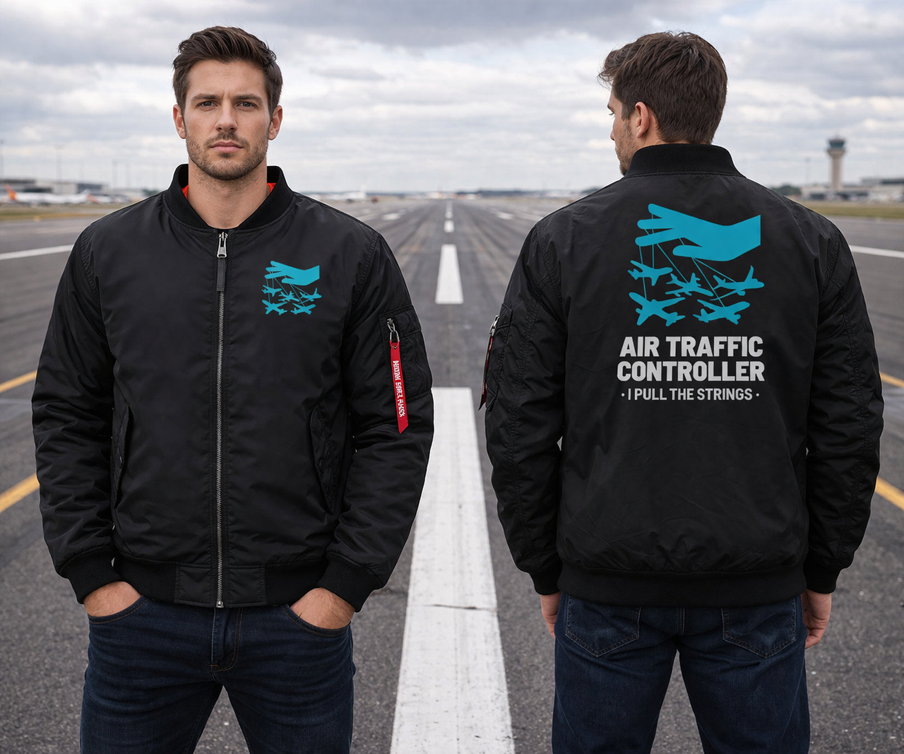 AIR TRAFFIC CONTROLLER ATC AIR TRAFFIC CONTROL AVIATOR JACKET