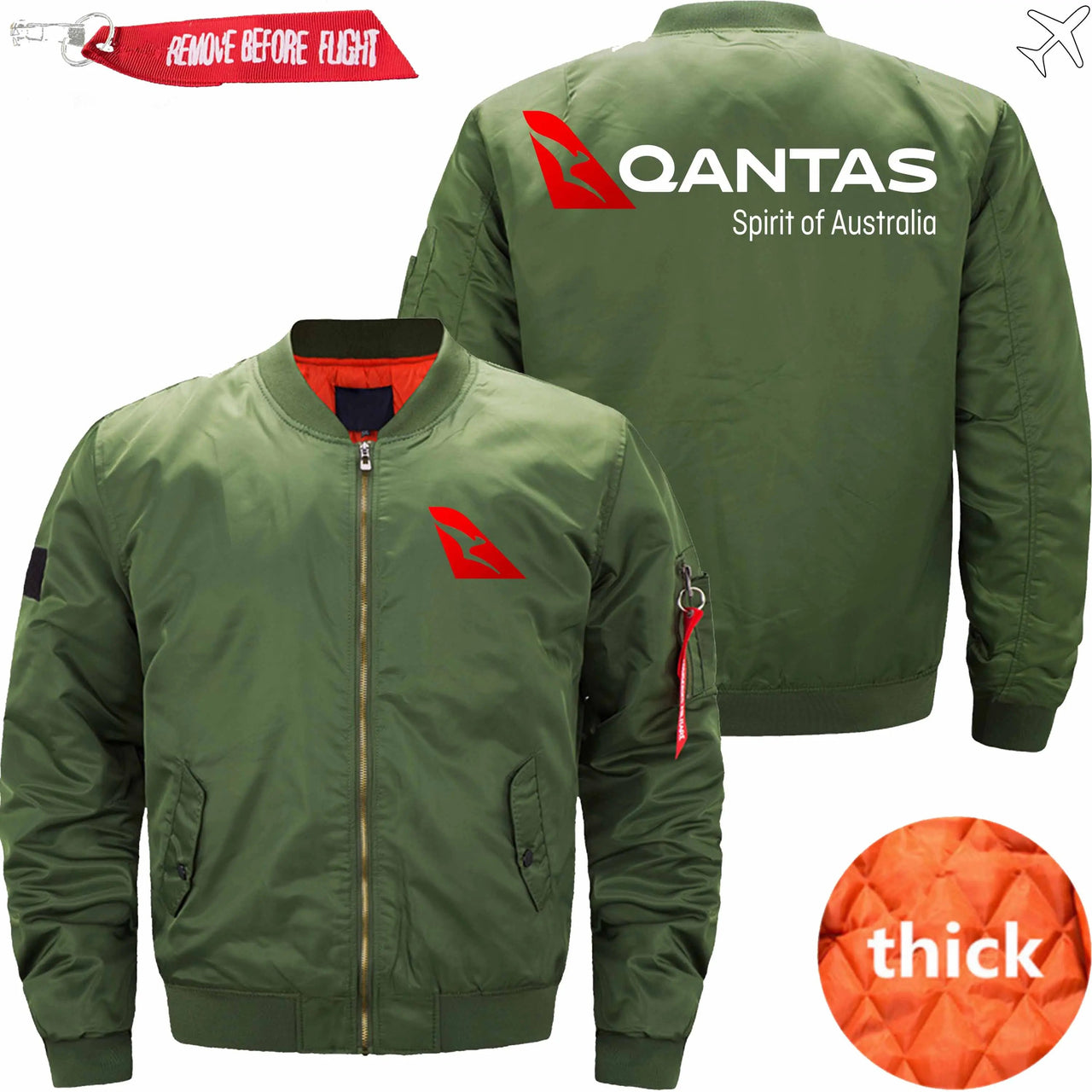 QANTAS AIRWAYS - JACKET THE AV8R