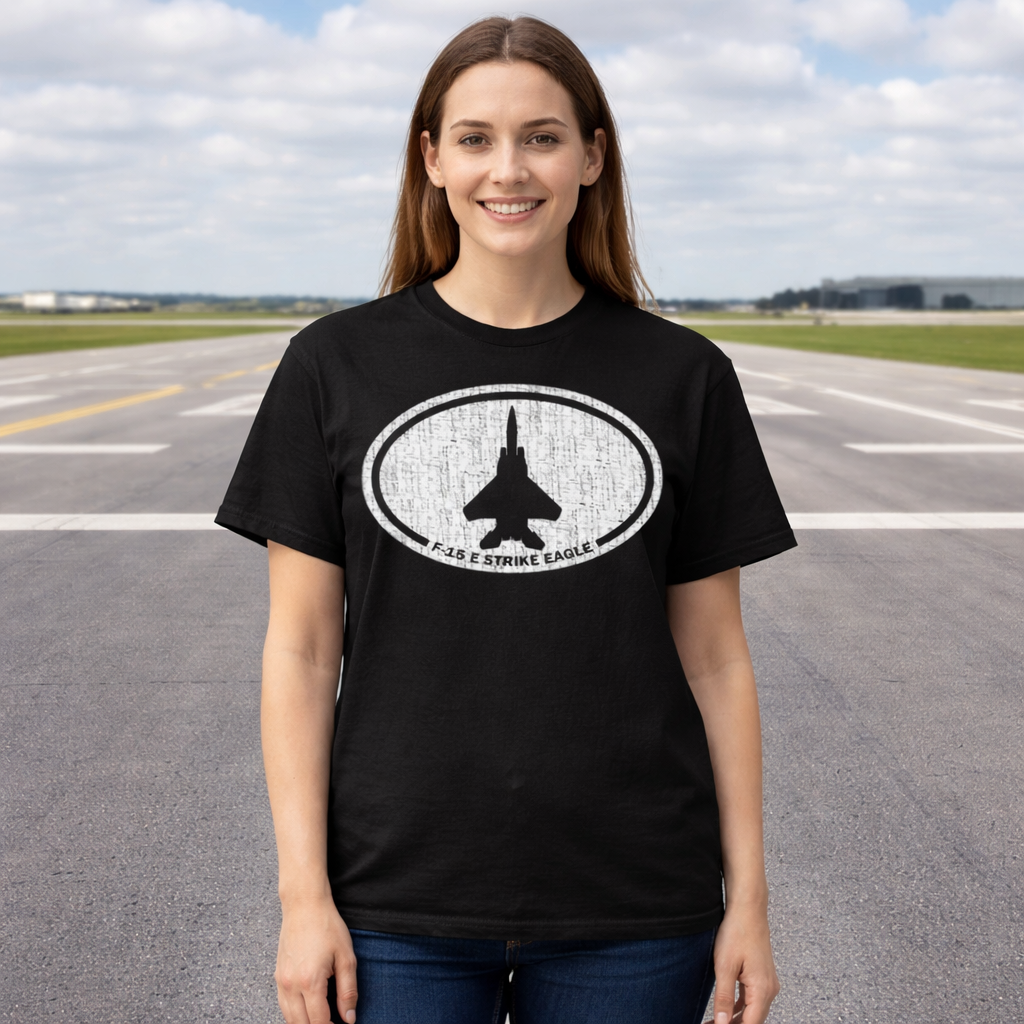 F 15E STRIKE EAGLE JET FIG*TER AIRPLANE T-SHIRT