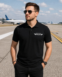 Thumbnail for TRUST ME I'M A PILOT POLO T-SHIRT