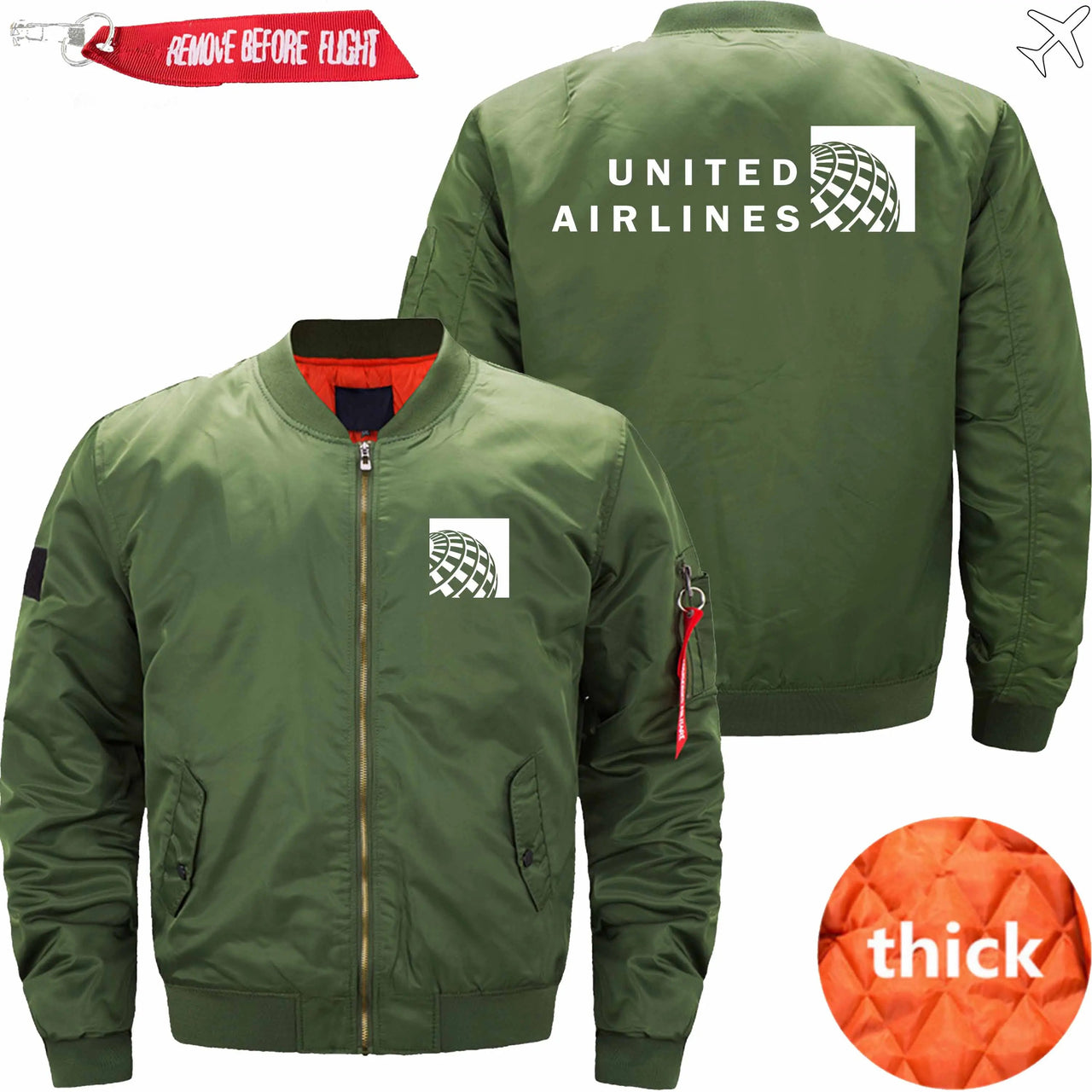 UNITED AIRLINES - JACKET THE AV8R