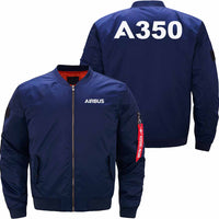 Thumbnail for AIRBUS A350 Ma-1 Bomber Jacket Flight Jacket Aviator Jacket THE AV8R