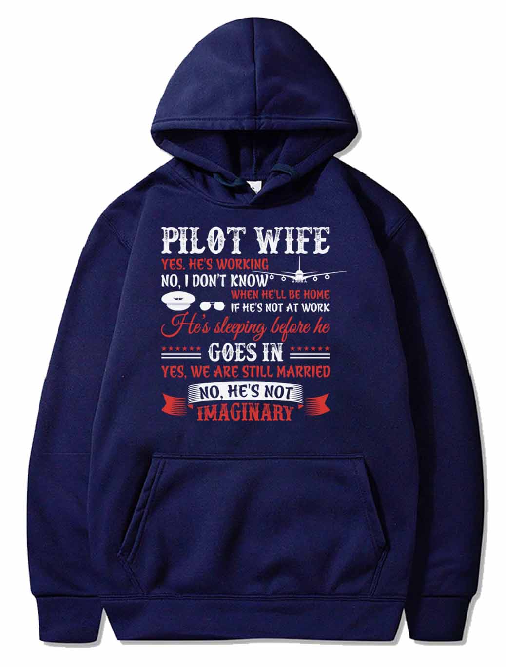 Pilot Wife PULLOVER THE AV8R