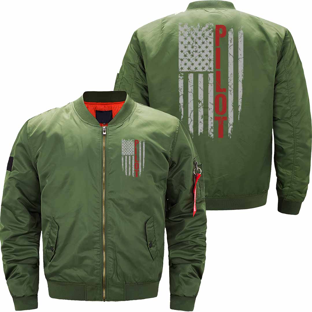 Pilot - United States of American flag JACKET THE AV8R