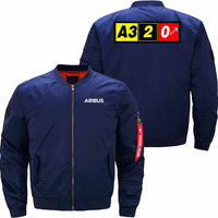 Thumbnail for AIRBUS A320 Ma-1 Bomber Jacket Flight Jacket Aviator Jacket THE AV8R