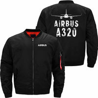 Thumbnail for AIRBUS A320 Ma-1 Bomber Jacket Flight Jacket Aviator Jacket THE AV8R
