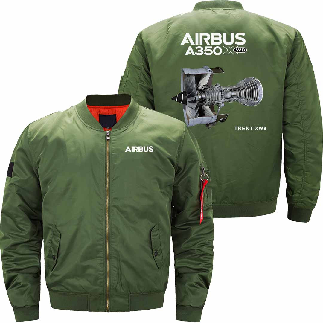 AIRBUS A350 XWB Ma-1 Bomber Jacket Flight Jacket Aviator Jacket THE AV8R