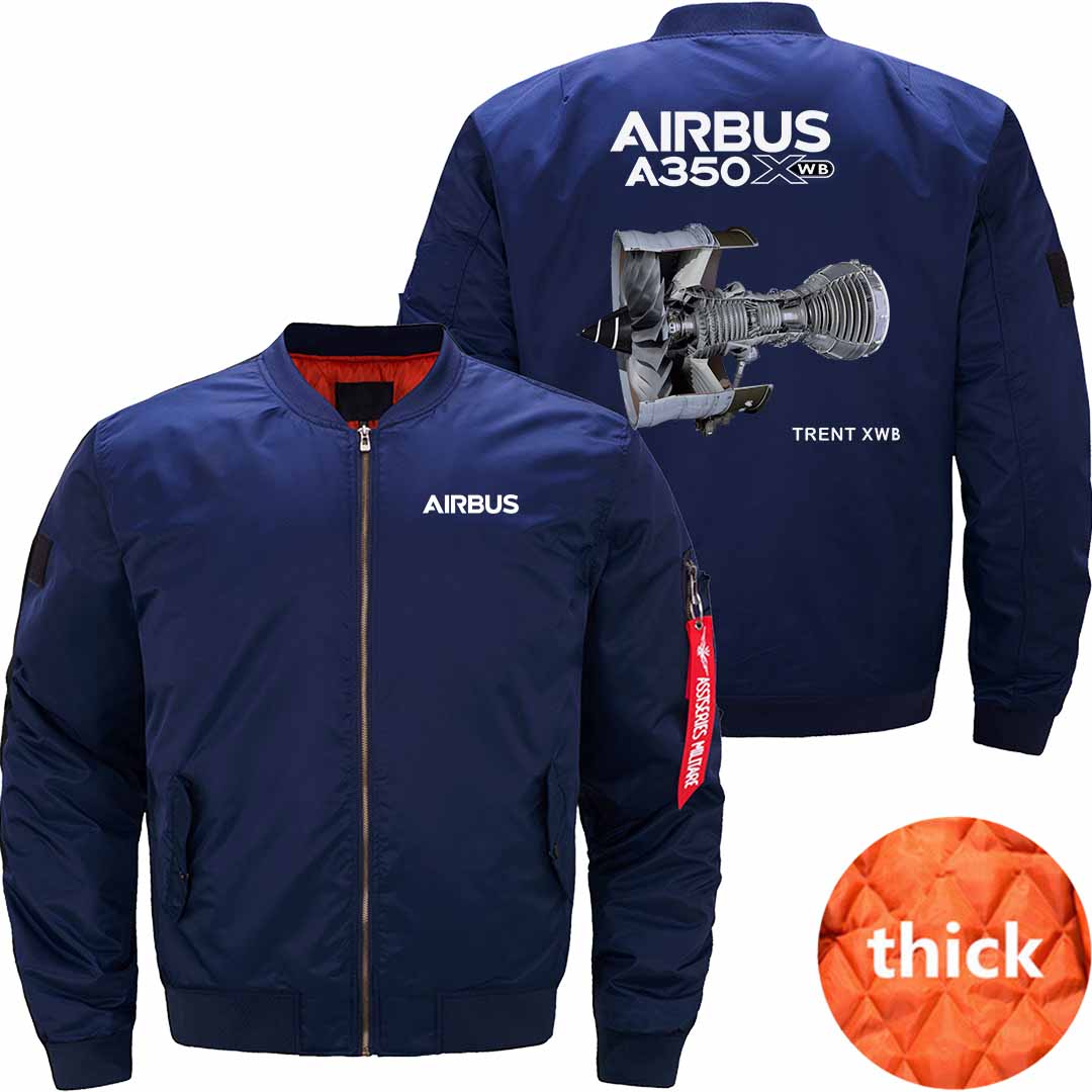 AIRBUS A350 XWB Ma-1 Bomber Jacket Flight Jacket Aviator Jacket THE AV8R