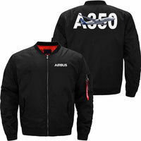 Thumbnail for AIRBUS A350  JACKET Ma-1 Bomber Jacket Flight Jacket Aviator Jacket THE AV8R