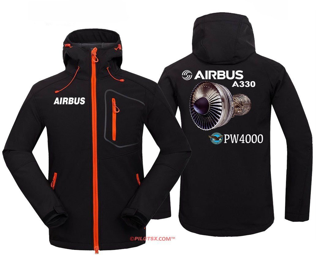 AIRBUS A330 PW4000 FLEECE HOODIE THE AV8R