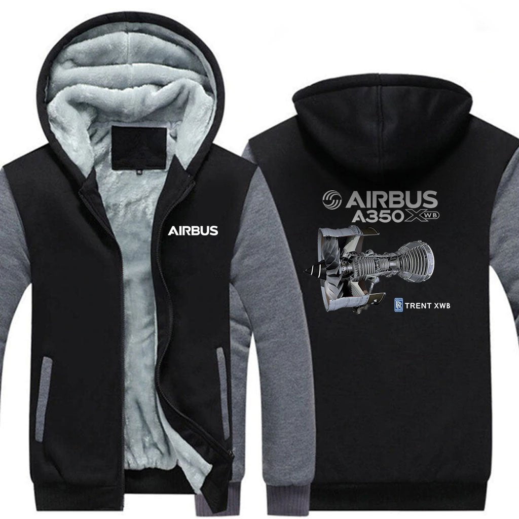 AIRBUS A350XWB DESIGNED ZIPPER SWEATERS THE AV8R