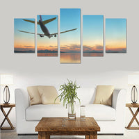 Thumbnail for AIRPLANE FLYING OVER TROPICAL SEAIRBUS AT BEAUTIFUL SUN CANVAS PRINT SETS C (NO FRAME) THE AV8R
