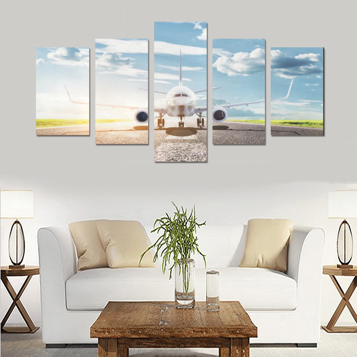 AIRPLANE READY TO TAKE OFF CANVAS PRINT SETS C (NO FRAME) THE AV8R
