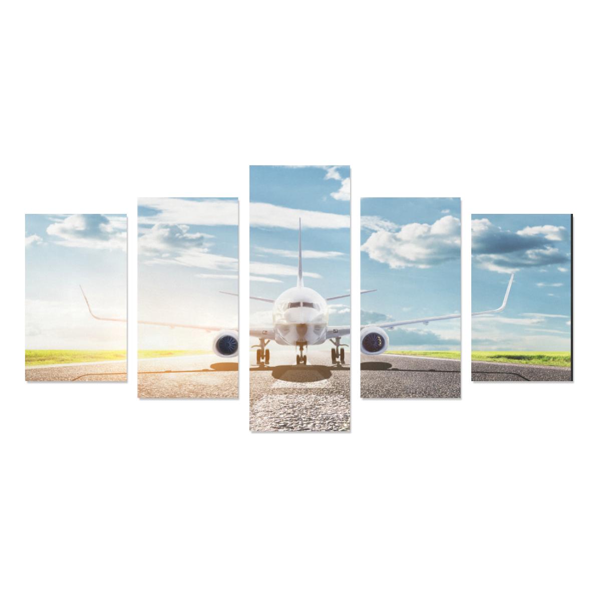 AIRPLANE READY TO TAKE OFF CANVAS PRINT SETS C (NO FRAME) THE AV8R