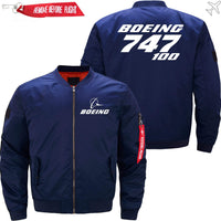 Thumbnail for Boeing 747-100 Ma-1 Bomber Jacket Flight Jacket Aviator Jacket THE AV8R