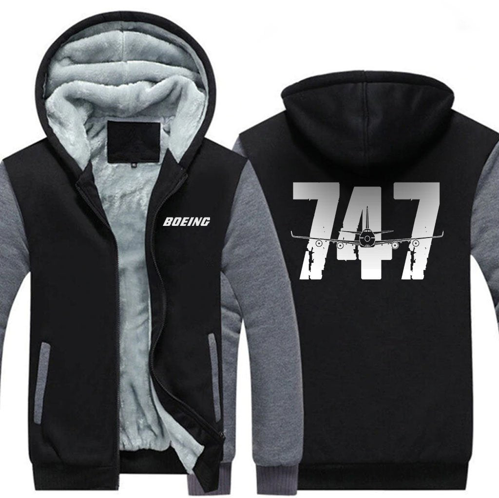 B747 DESIGNED ZIPPER SWEATER THE AV8R