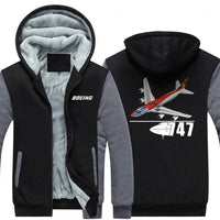Thumbnail for B747 DESIGNED ZIPPER SWEATER THE AV8R
