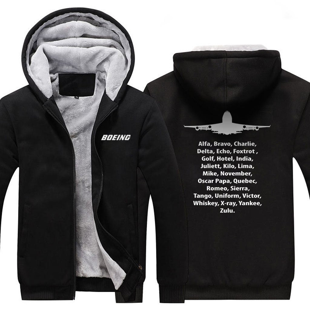 B747 DESIGNED ZIPPER SWEATER THE AV8R