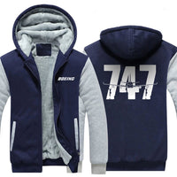 Thumbnail for B747 DESIGNED ZIPPER SWEATER THE AV8R