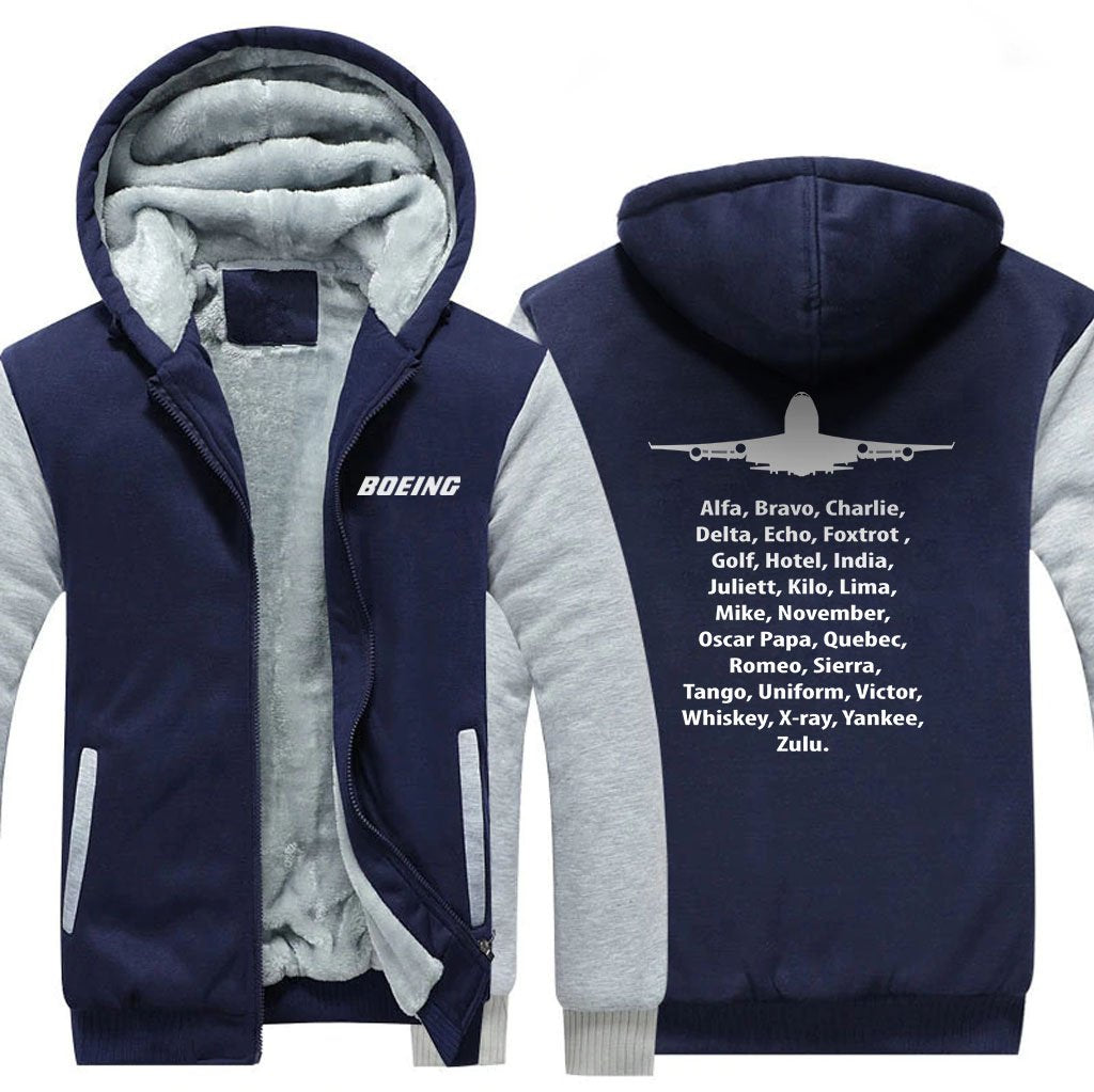B747 DESIGNED ZIPPER SWEATER THE AV8R