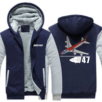 Thumbnail for B747 DESIGNED ZIPPER SWEATER THE AV8R