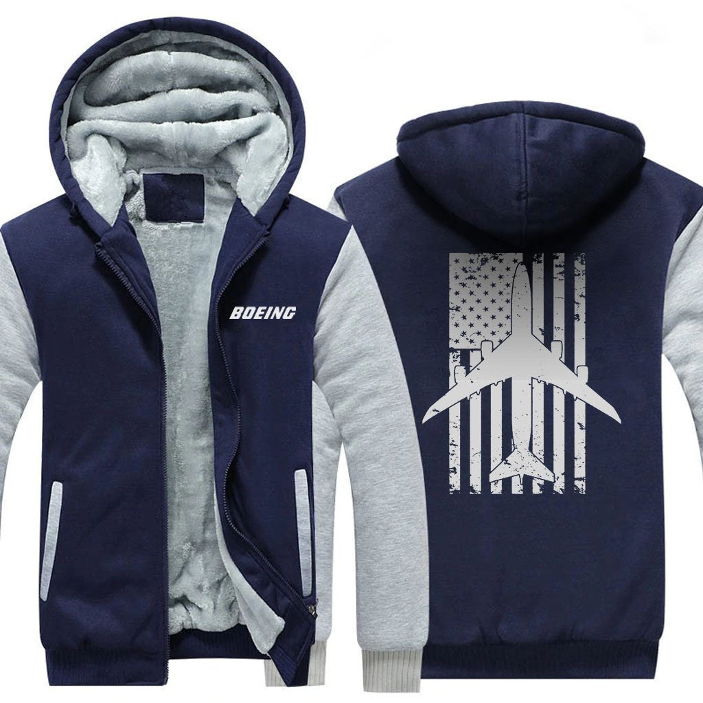 B747 DESIGNED ZIPPER SWEATER THE AV8R